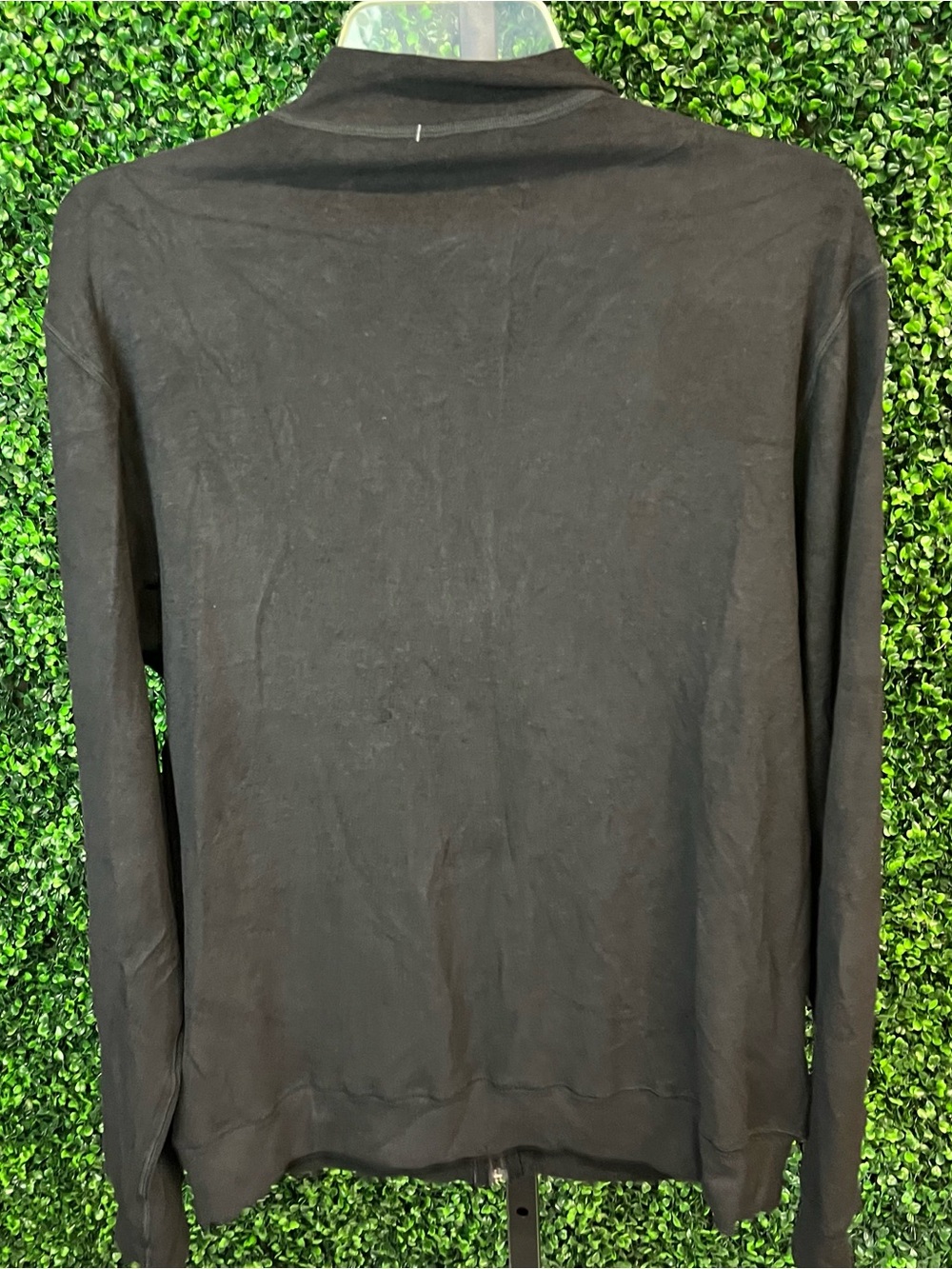 NWT White Cross Black Fleece Reversible Zip Up Jacket Size Medium - Picture 6 of 7